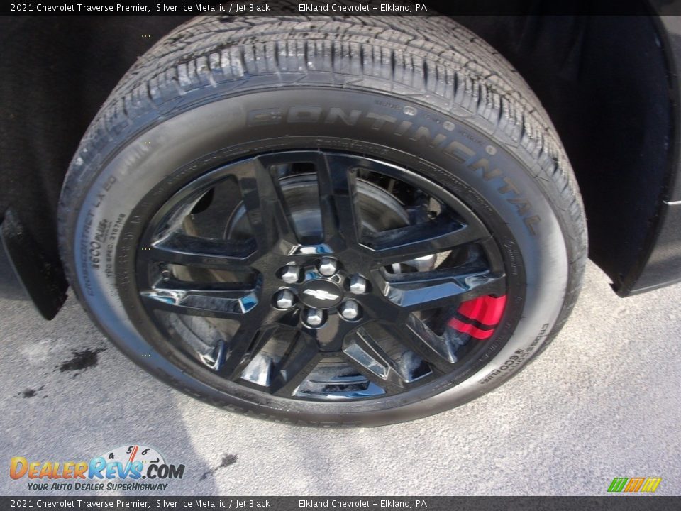 2021 Chevrolet Traverse Premier Silver Ice Metallic / Jet Black Photo #20