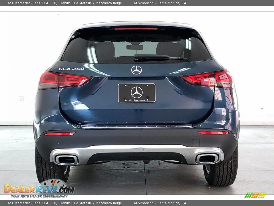 2021 Mercedes-Benz GLA 250 Denim Blue Metallic / Macchiato Beige Photo #3