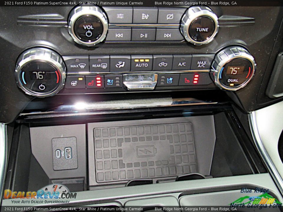 Controls of 2021 Ford F150 Platinum SuperCrew 4x4 Photo #21