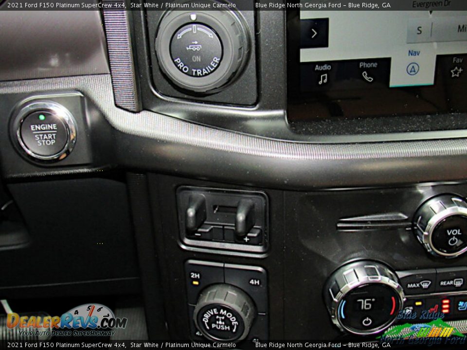Controls of 2021 Ford F150 Platinum SuperCrew 4x4 Photo #22