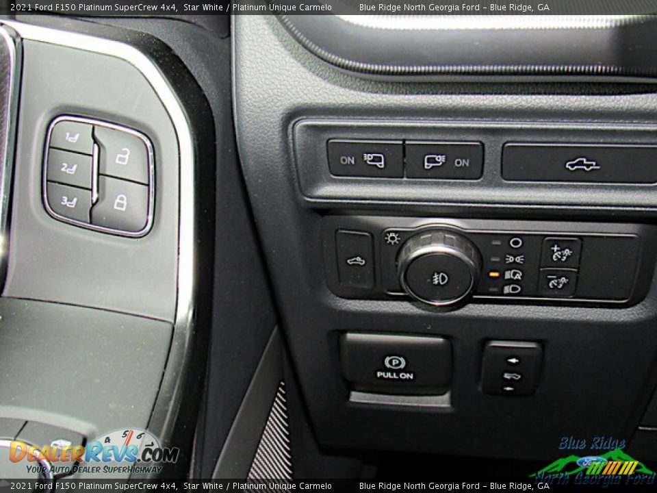 Controls of 2021 Ford F150 Platinum SuperCrew 4x4 Photo #23