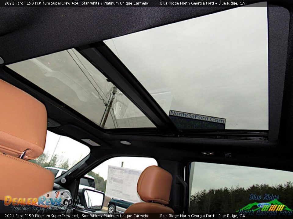 Sunroof of 2021 Ford F150 Platinum SuperCrew 4x4 Photo #25