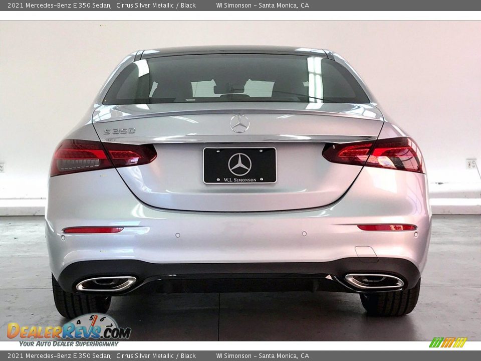 2021 Mercedes-Benz E 350 Sedan Cirrus Silver Metallic / Black Photo #3