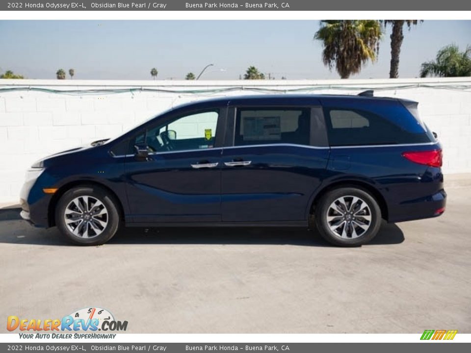 Obsidian Blue Pearl 2022 Honda Odyssey EX-L Photo #4