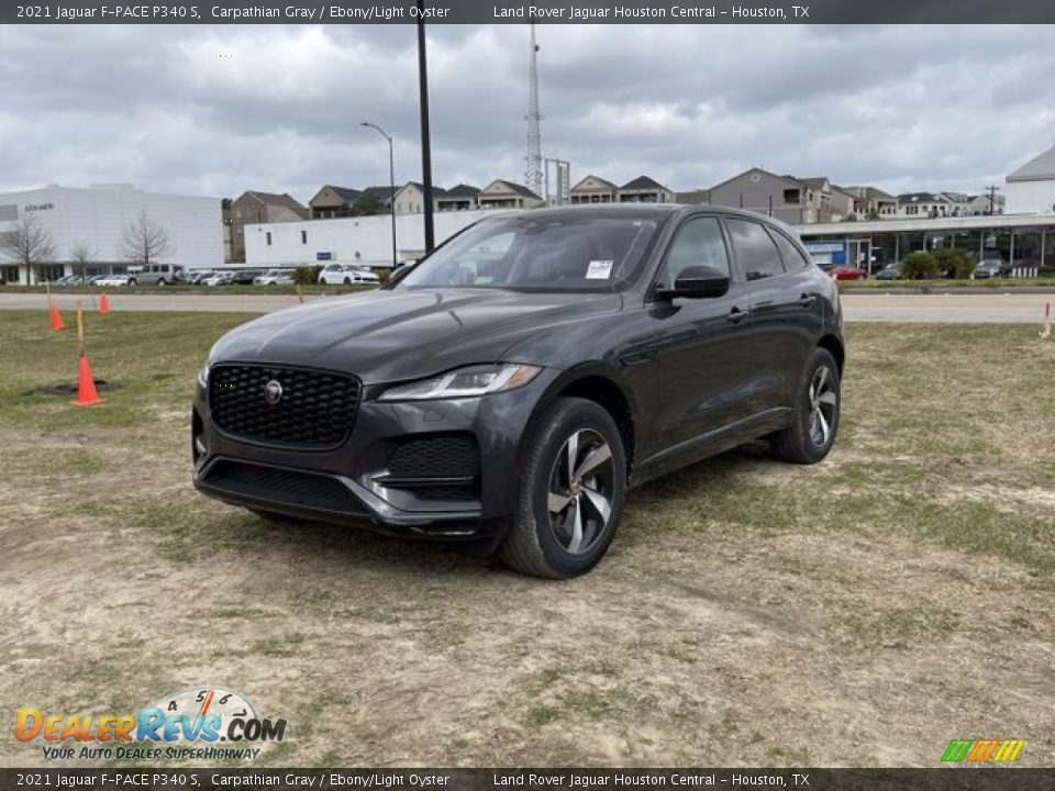 2021 Jaguar F-PACE P340 S Carpathian Gray / Ebony/Light Oyster Photo #1