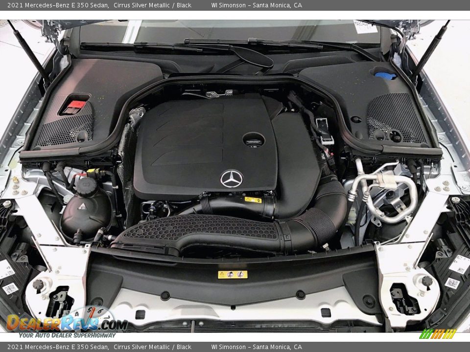 2021 Mercedes-Benz E 350 Sedan Cirrus Silver Metallic / Black Photo #8