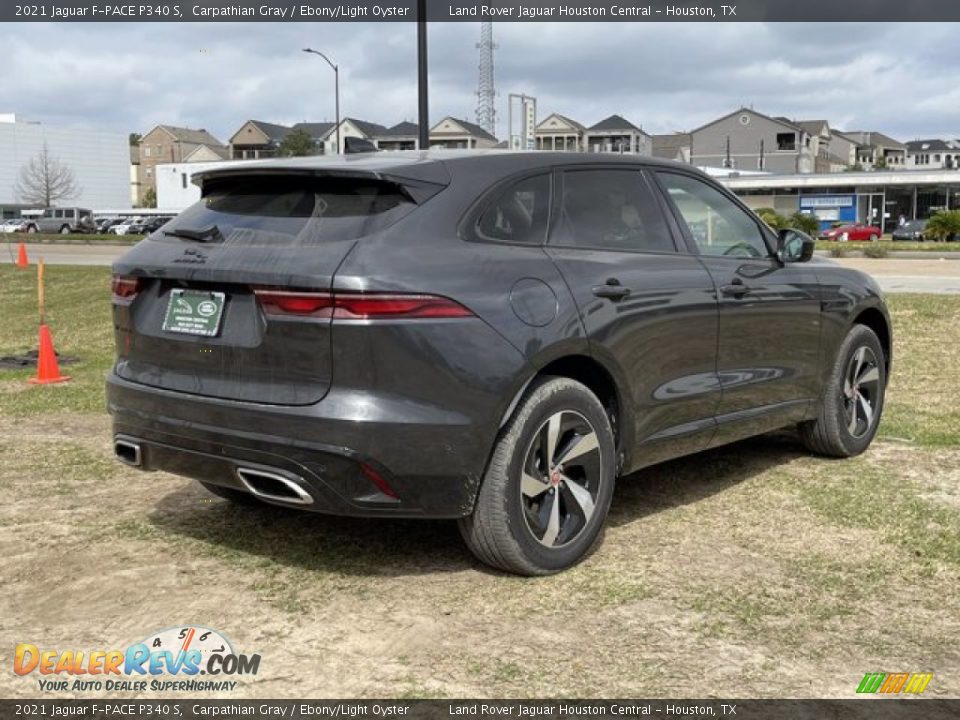 2021 Jaguar F-PACE P340 S Carpathian Gray / Ebony/Light Oyster Photo #3