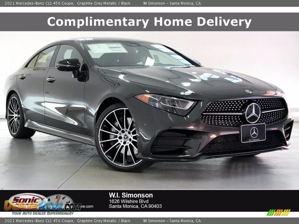 2021 Mercedes-Benz CLS 450 Coupe Graphite Grey Metallic / Black Photo #1