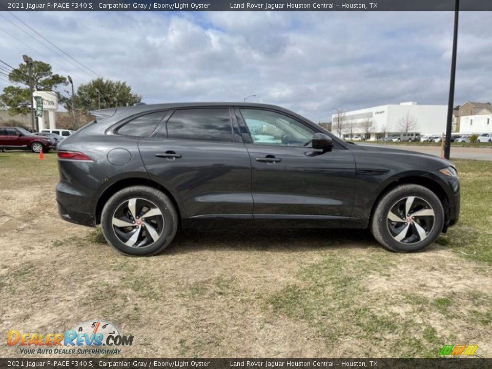 2021 Jaguar F-PACE P340 S Carpathian Gray / Ebony/Light Oyster Photo #8