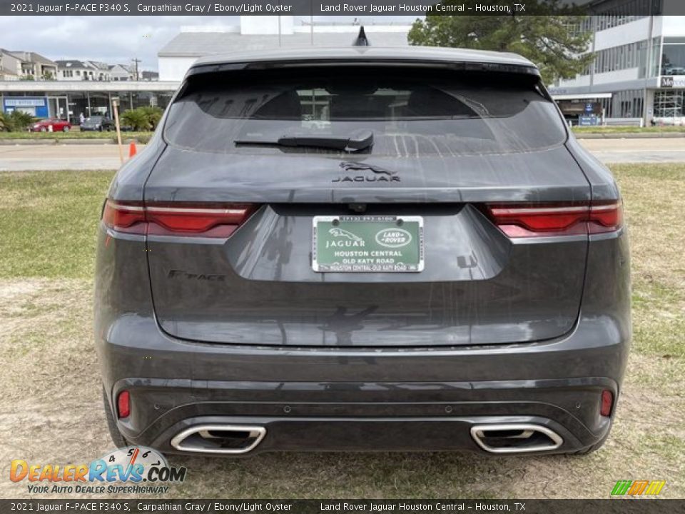 2021 Jaguar F-PACE P340 S Carpathian Gray / Ebony/Light Oyster Photo #9