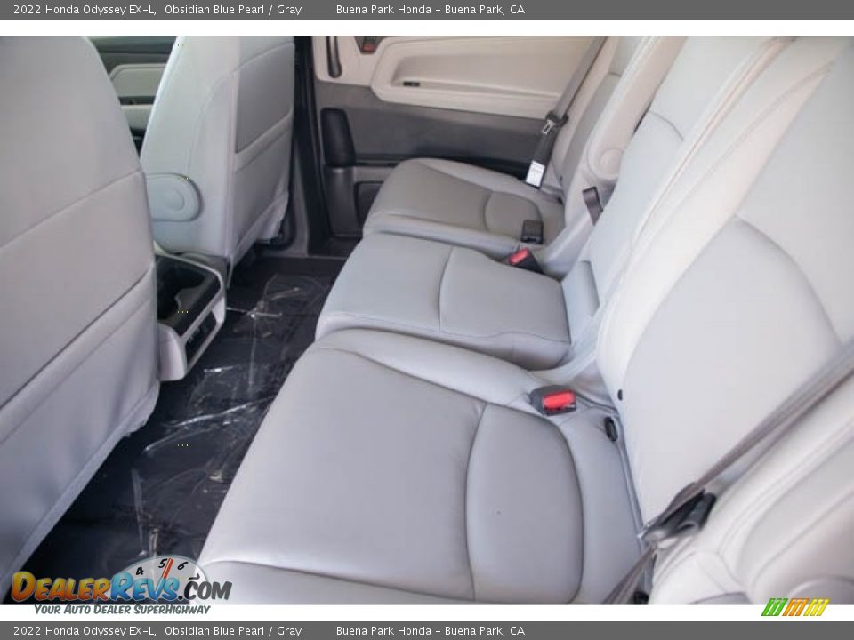 2022 Honda Odyssey EX-L Obsidian Blue Pearl / Gray Photo #16