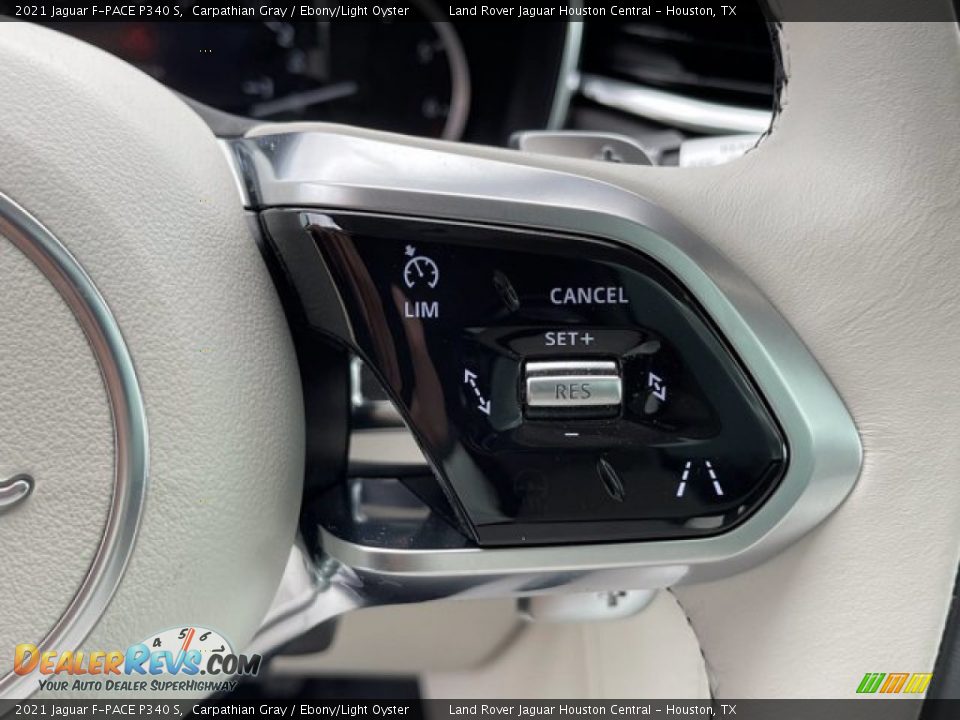 2021 Jaguar F-PACE P340 S Steering Wheel Photo #17