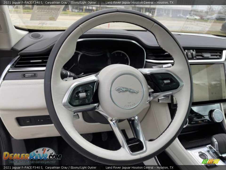 2021 Jaguar F-PACE P340 S Steering Wheel Photo #18