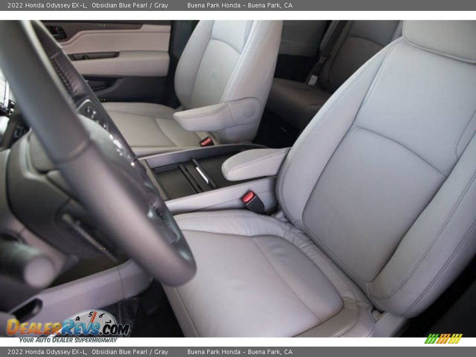 2022 Honda Odyssey EX-L Obsidian Blue Pearl / Gray Photo #25