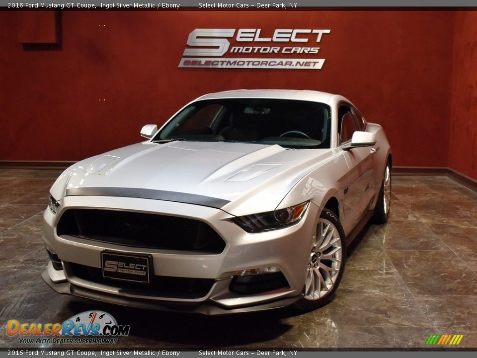 2016 Ford Mustang GT Coupe Ingot Silver Metallic / Ebony Photo #1