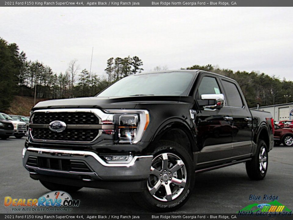 Front 3/4 View of 2021 Ford F150 King Ranch SuperCrew 4x4 Photo 1