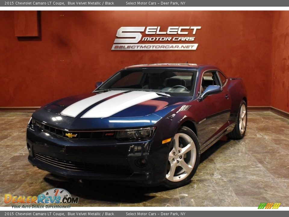 2015 Chevrolet Camaro LT Coupe Blue Velvet Metallic / Black Photo #1