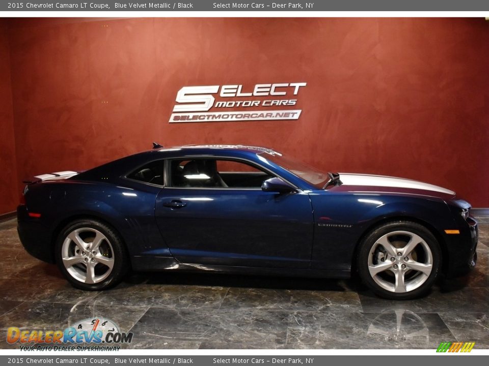 2015 Chevrolet Camaro LT Coupe Blue Velvet Metallic / Black Photo #4