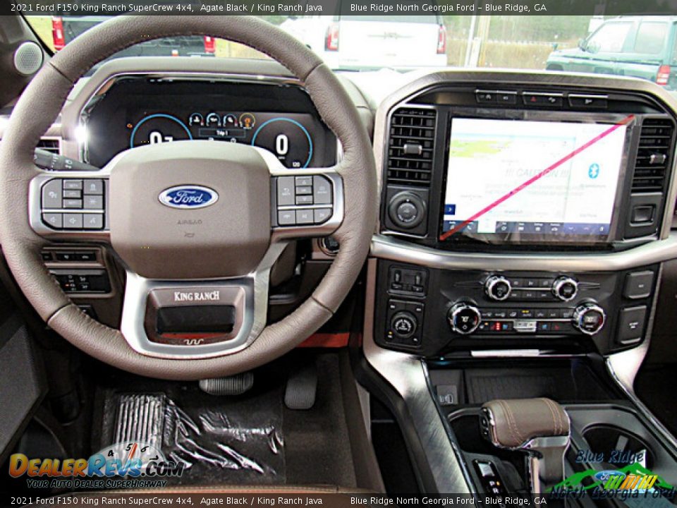 Dashboard of 2021 Ford F150 King Ranch SuperCrew 4x4 Photo #16