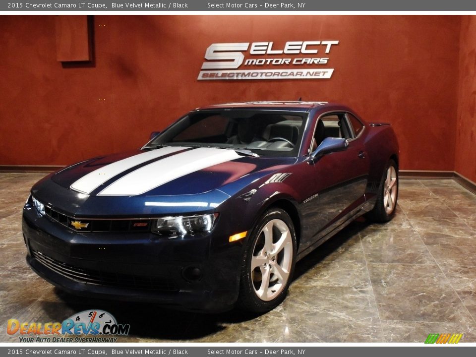 2015 Chevrolet Camaro LT Coupe Blue Velvet Metallic / Black Photo #6