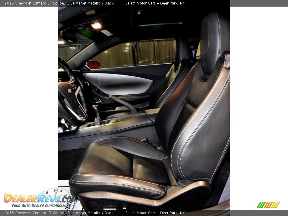 2015 Chevrolet Camaro LT Coupe Blue Velvet Metallic / Black Photo #10