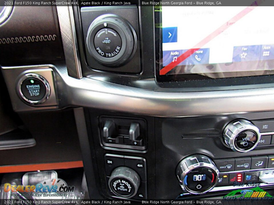 Controls of 2021 Ford F150 King Ranch SuperCrew 4x4 Photo #24