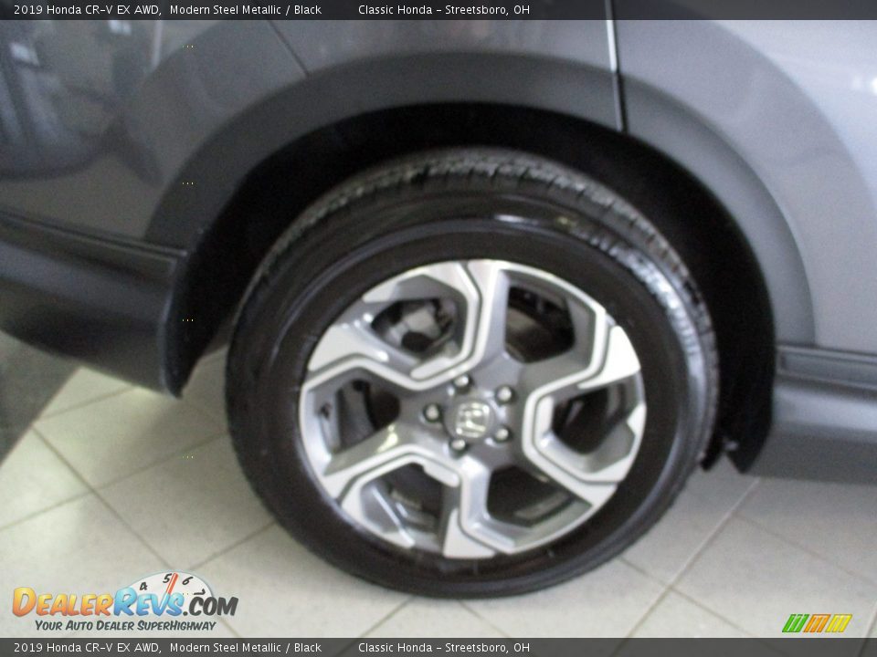 2019 Honda CR-V EX AWD Modern Steel Metallic / Black Photo #6