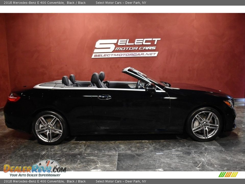 2018 Mercedes-Benz E 400 Convertible Black / Black Photo #8