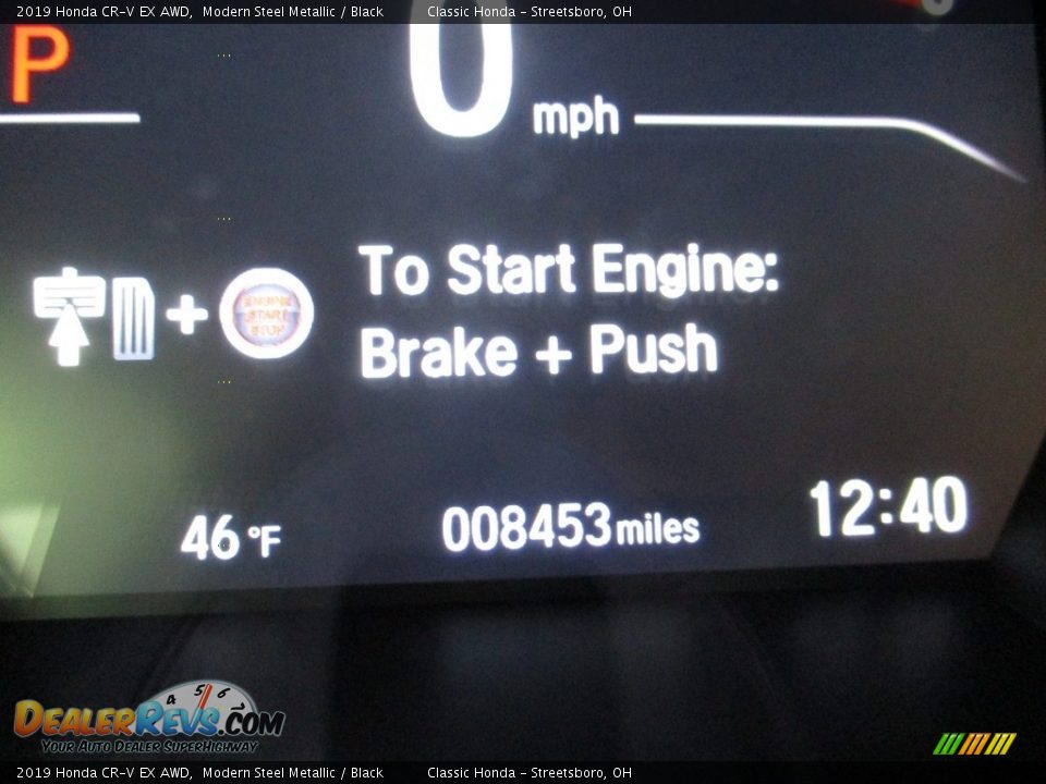 2019 Honda CR-V EX AWD Modern Steel Metallic / Black Photo #30