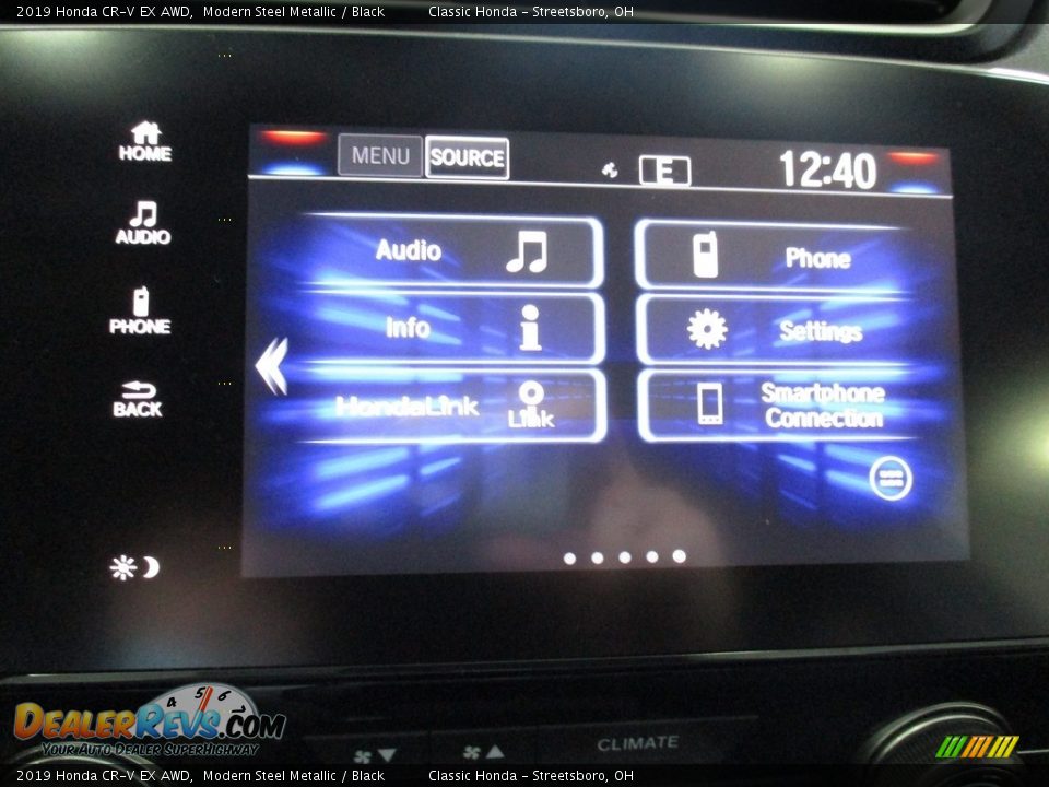 2019 Honda CR-V EX AWD Modern Steel Metallic / Black Photo #32
