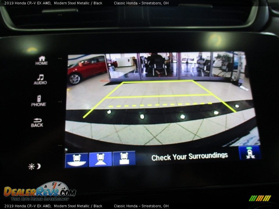 2019 Honda CR-V EX AWD Modern Steel Metallic / Black Photo #35