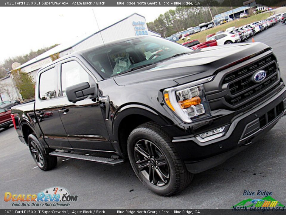 2021 Ford F150 XLT SuperCrew 4x4 Agate Black / Black Photo #29