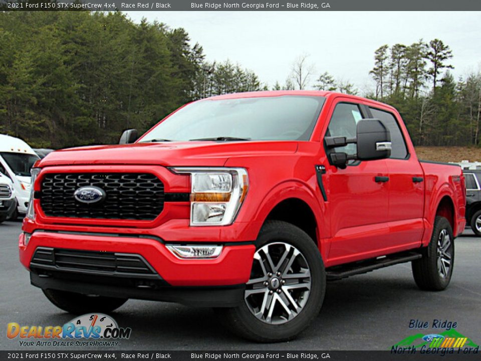 2021 Ford F150 STX SuperCrew 4x4 Race Red / Black Photo #1