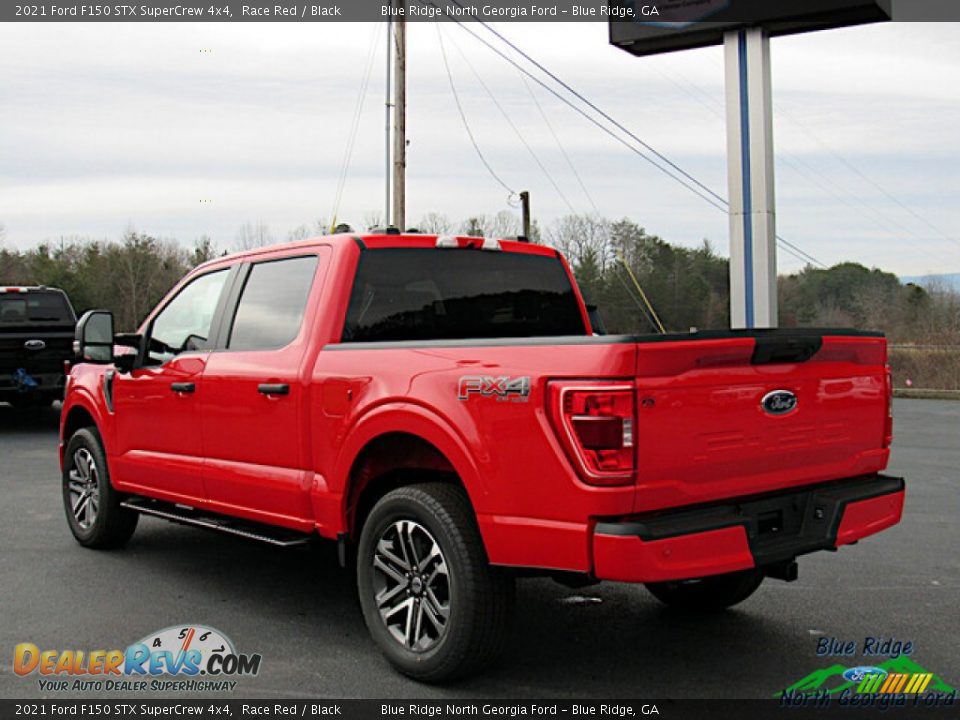 2021 Ford F150 STX SuperCrew 4x4 Race Red / Black Photo #3