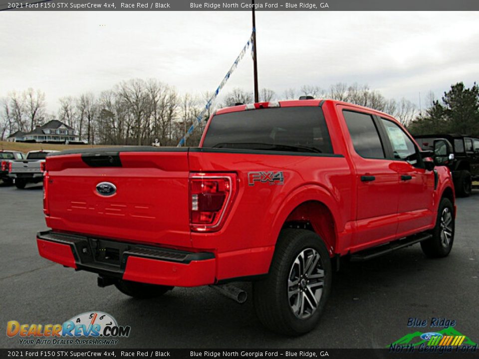 2021 Ford F150 STX SuperCrew 4x4 Race Red / Black Photo #5