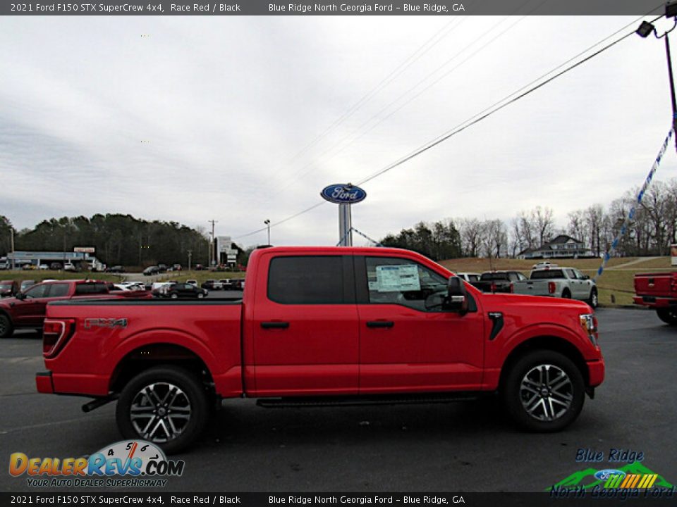 2021 Ford F150 STX SuperCrew 4x4 Race Red / Black Photo #6