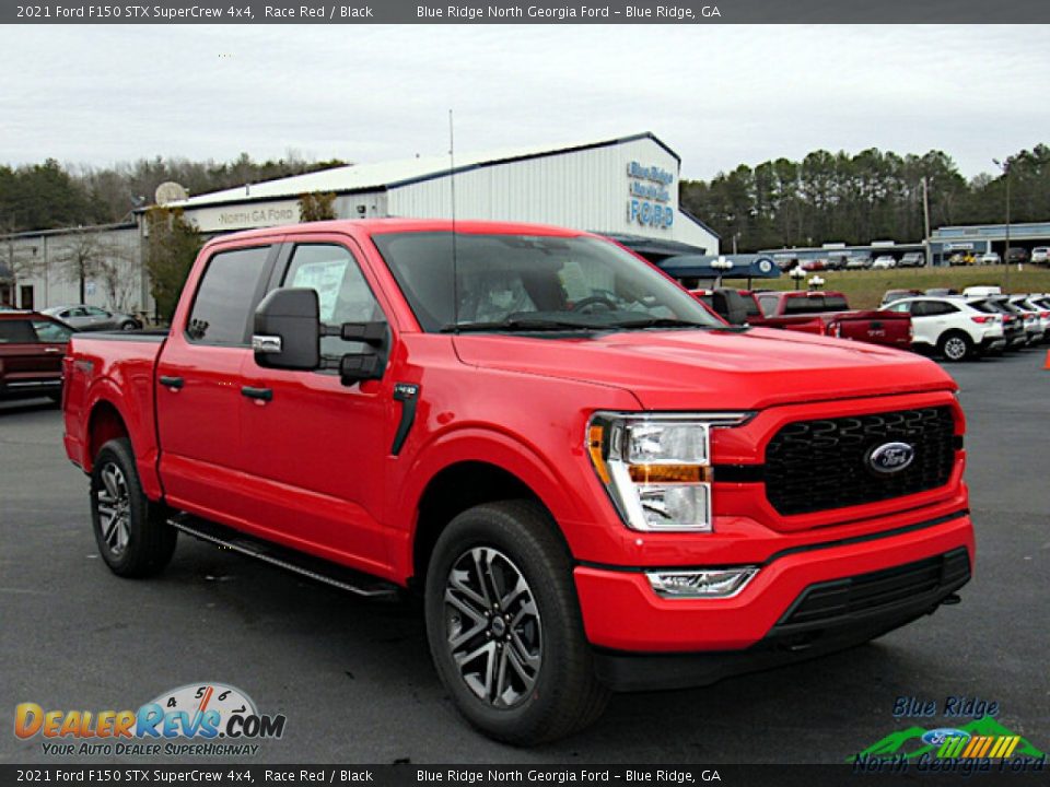 2021 Ford F150 STX SuperCrew 4x4 Race Red / Black Photo #7