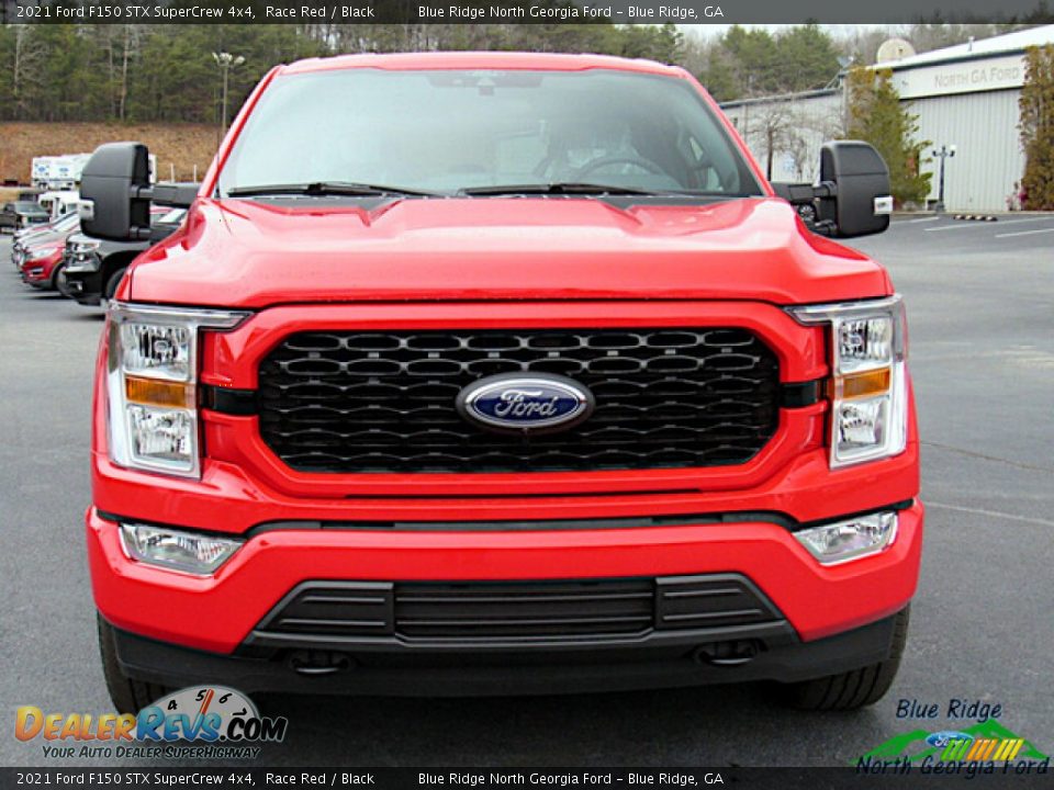 2021 Ford F150 STX SuperCrew 4x4 Race Red / Black Photo #8