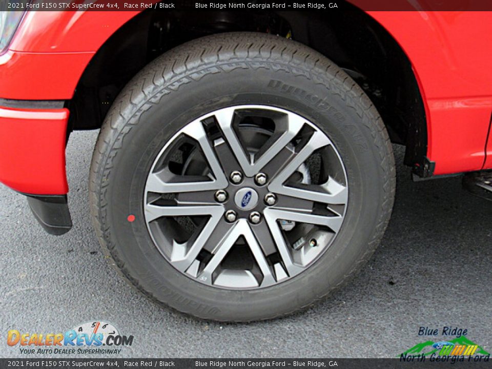 2021 Ford F150 STX SuperCrew 4x4 Race Red / Black Photo #9