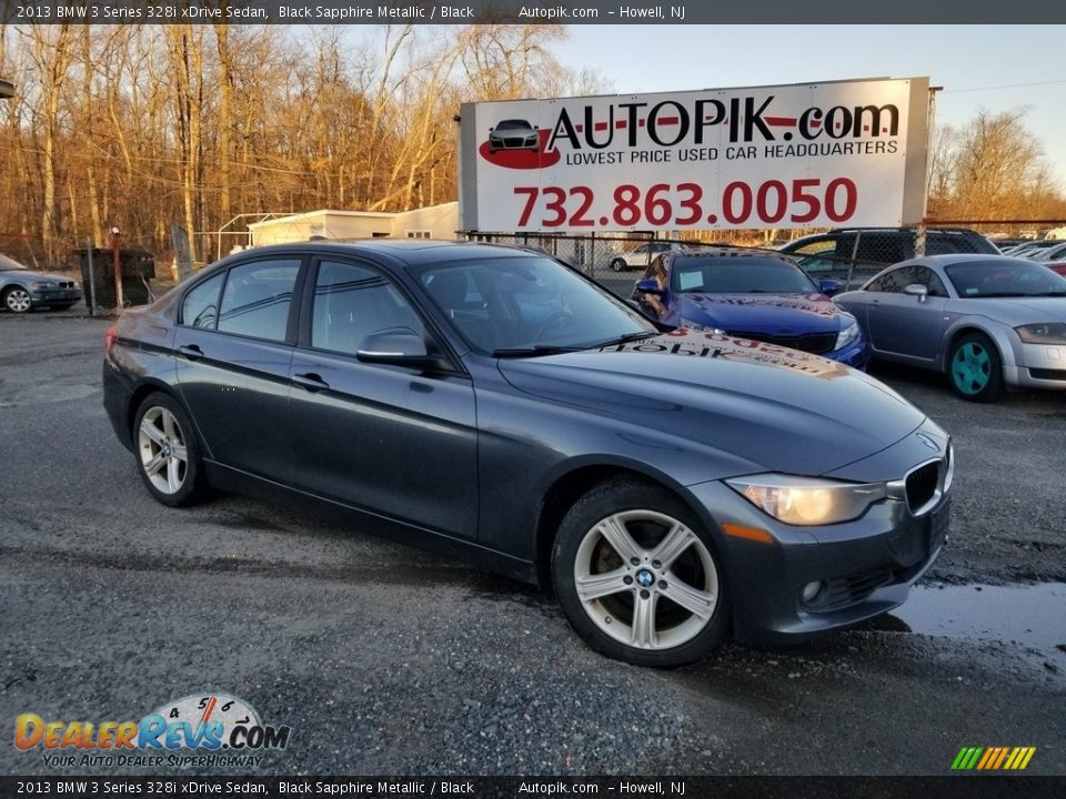 2013 BMW 3 Series 328i xDrive Sedan Black Sapphire Metallic / Black Photo #1