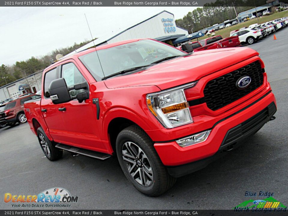 2021 Ford F150 STX SuperCrew 4x4 Race Red / Black Photo #27