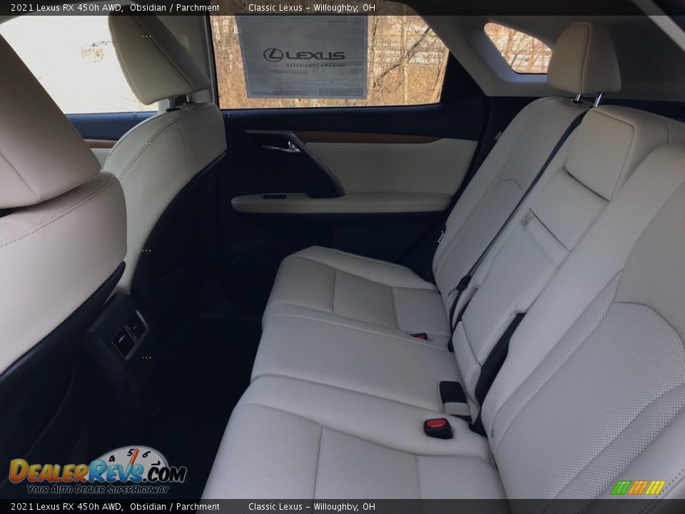 2021 Lexus RX 450h AWD Obsidian / Parchment Photo #3