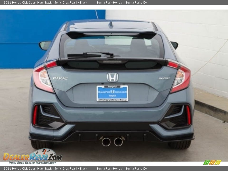 2021 Honda Civic Sport Hatchback Sonic Gray Pearl / Black Photo #5