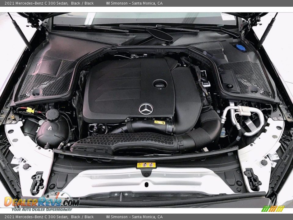 2021 Mercedes-Benz C 300 Sedan Black / Black Photo #8