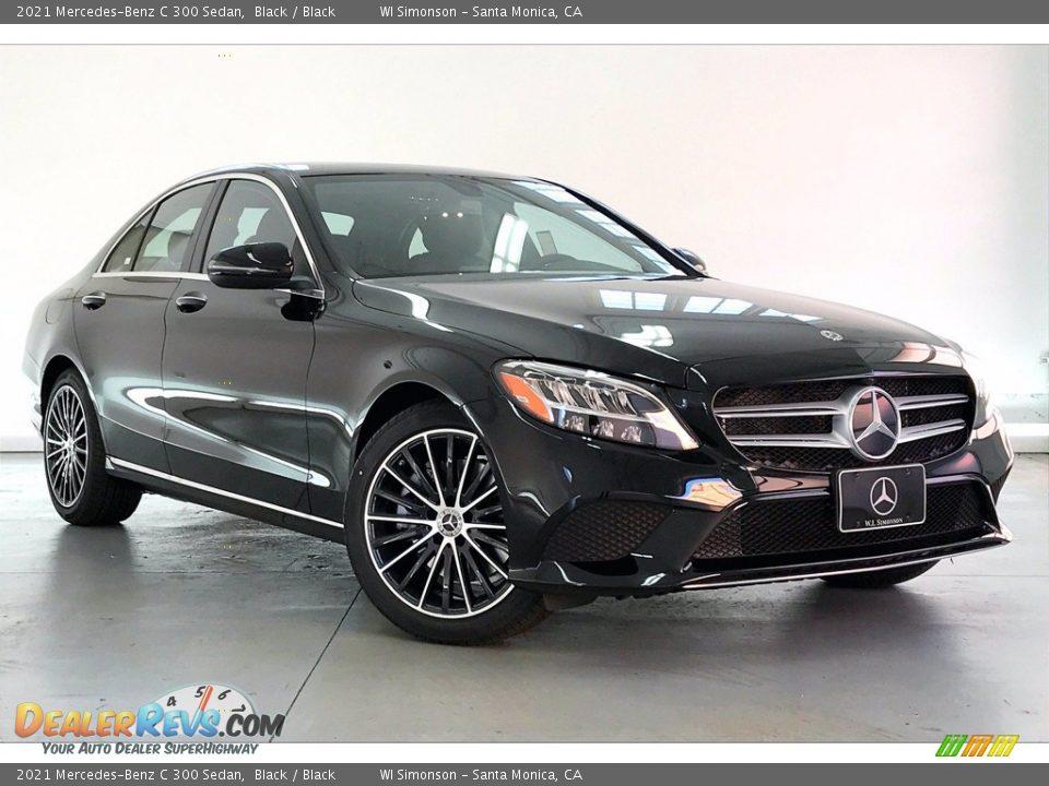 2021 Mercedes-Benz C 300 Sedan Black / Black Photo #12