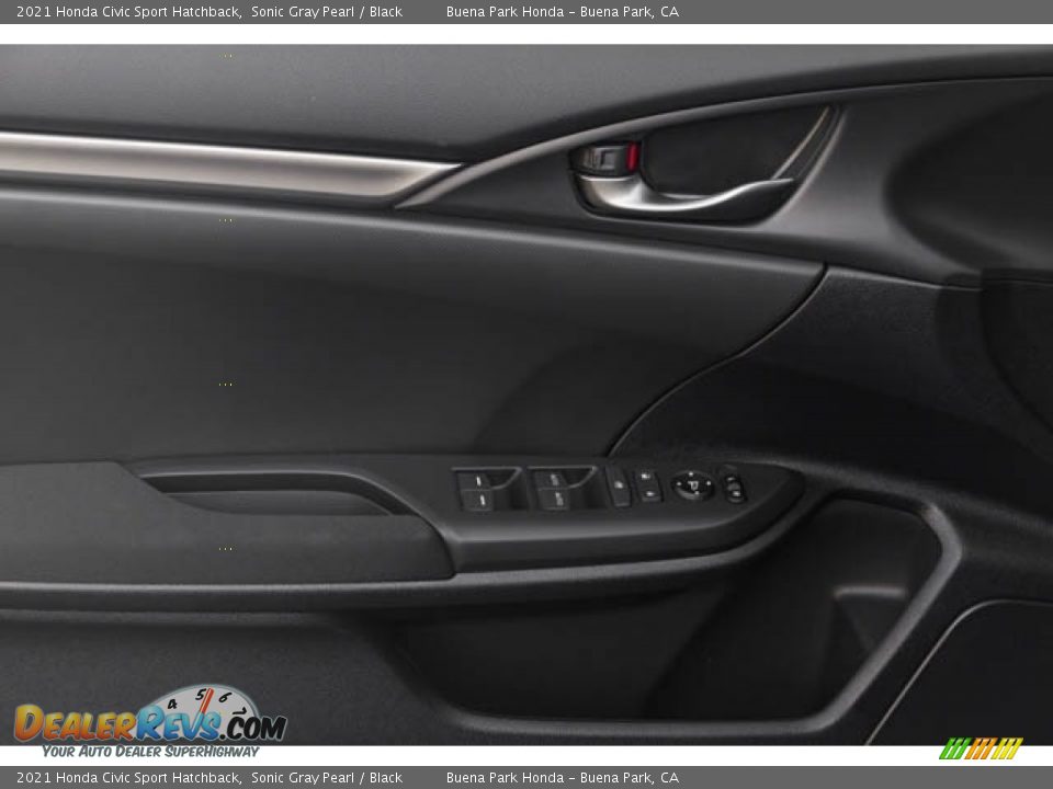 2021 Honda Civic Sport Hatchback Sonic Gray Pearl / Black Photo #31
