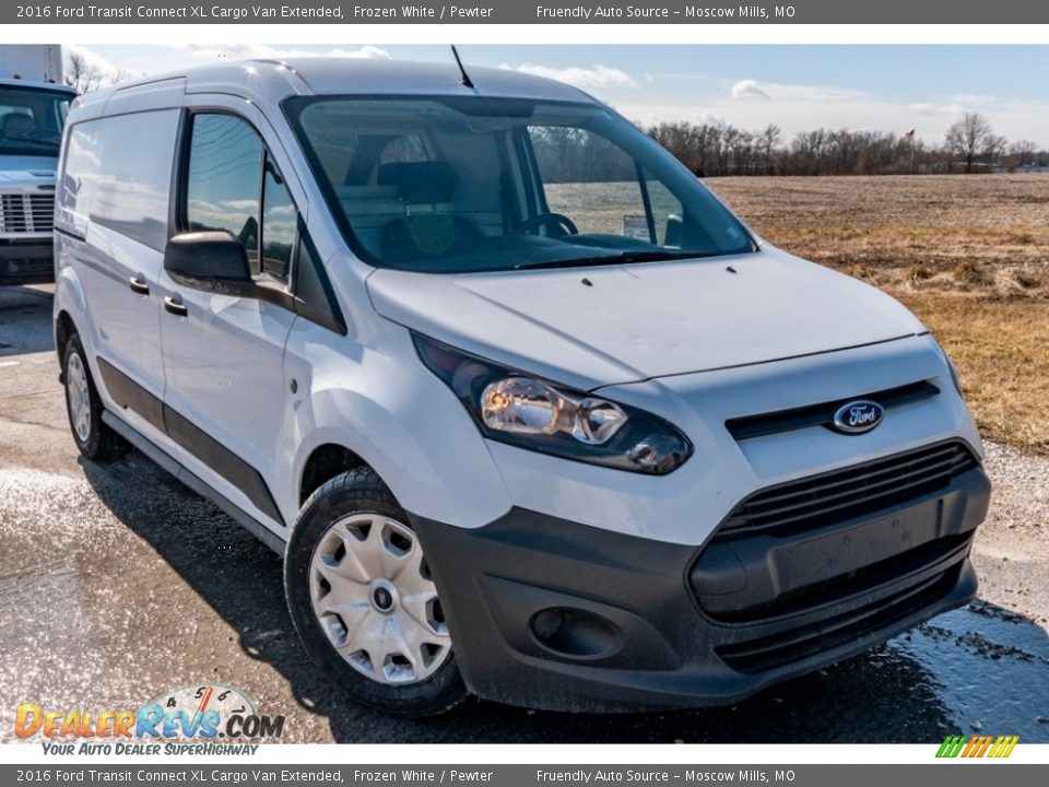 2016 Ford Transit Connect XL Cargo Van Extended Frozen White / Pewter Photo #1