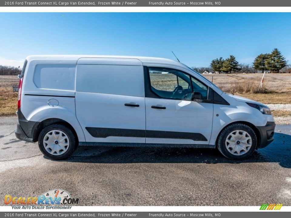 2016 Ford Transit Connect XL Cargo Van Extended Frozen White / Pewter Photo #3