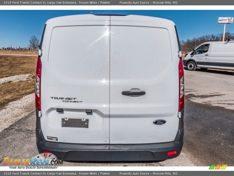 2016 Ford Transit Connect XL Cargo Van Extended Frozen White / Pewter Photo #5