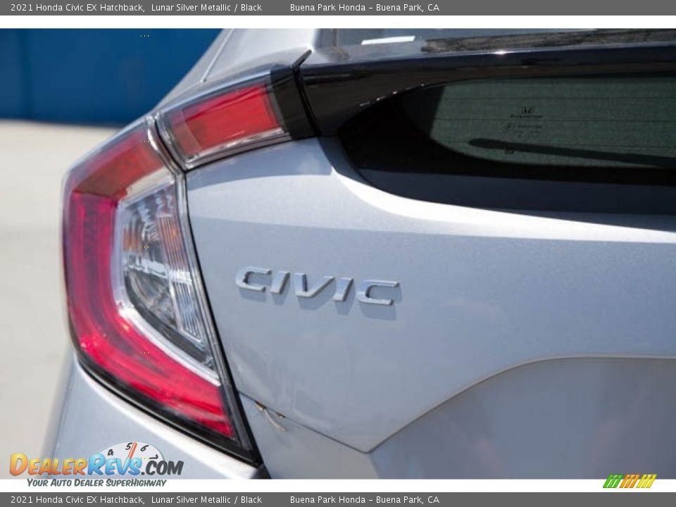 2021 Honda Civic EX Hatchback Lunar Silver Metallic / Black Photo #6